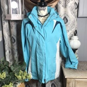 Zeroexposur double zipper snap enclosure jacket